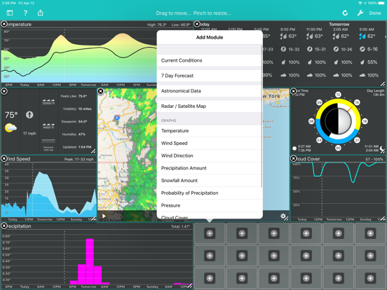 Seasonality Go iPad screenshot 4 - Weather app