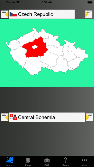 Europe Country Province Maps Screenshot