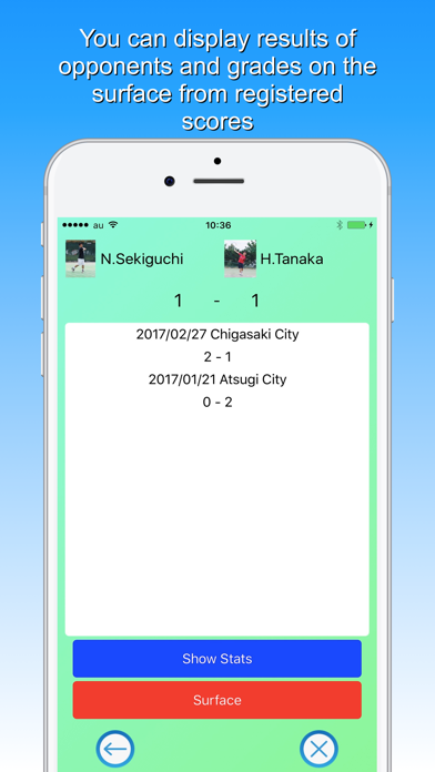 Tennis Score & Card Pro Screenshot