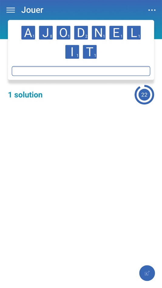 #2. DupliVoc (2019) (iOS) 由: Fédération Française de Scrabble