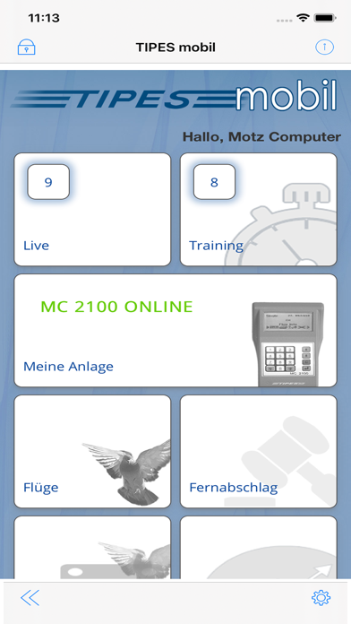 TIPES mobil Screenshot