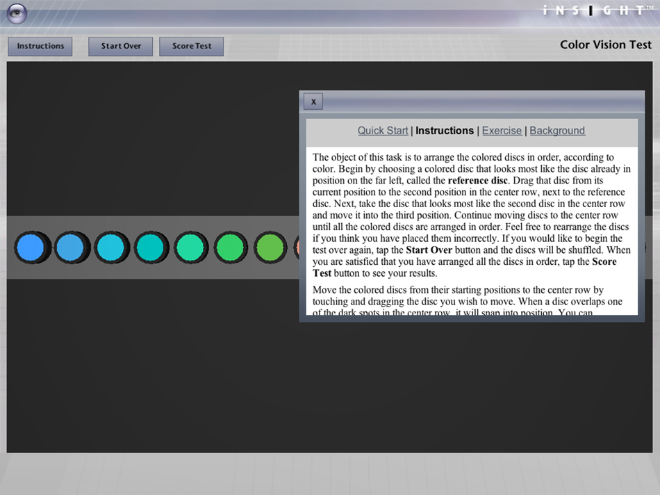 #4. iNSIGHT Color Vision Test (iOS) بواسطة: Polyhedron Learning Media, Inc.