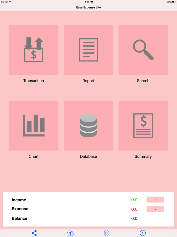 Screenshot #4 pour Easy Expense Lite