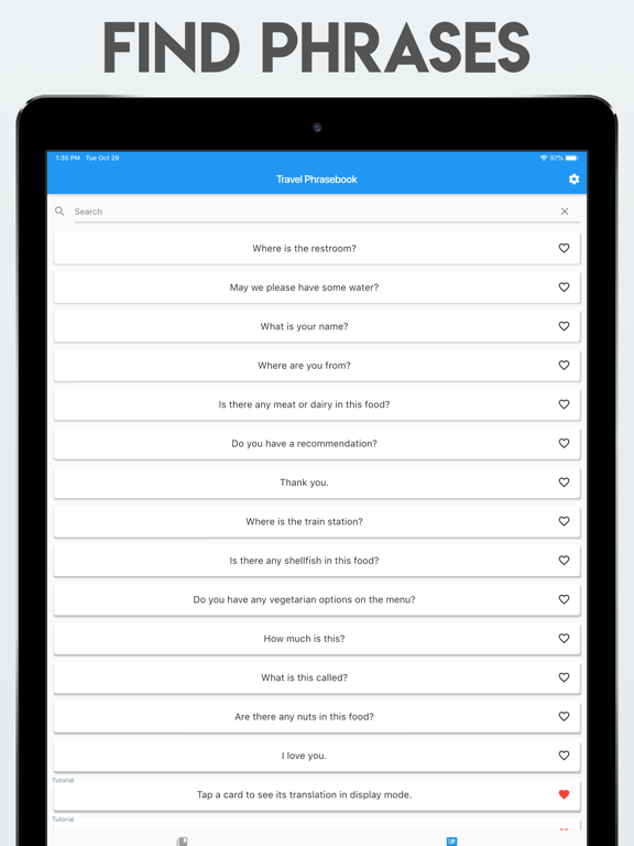 Screenshot #5 pour Travel Phrasebook