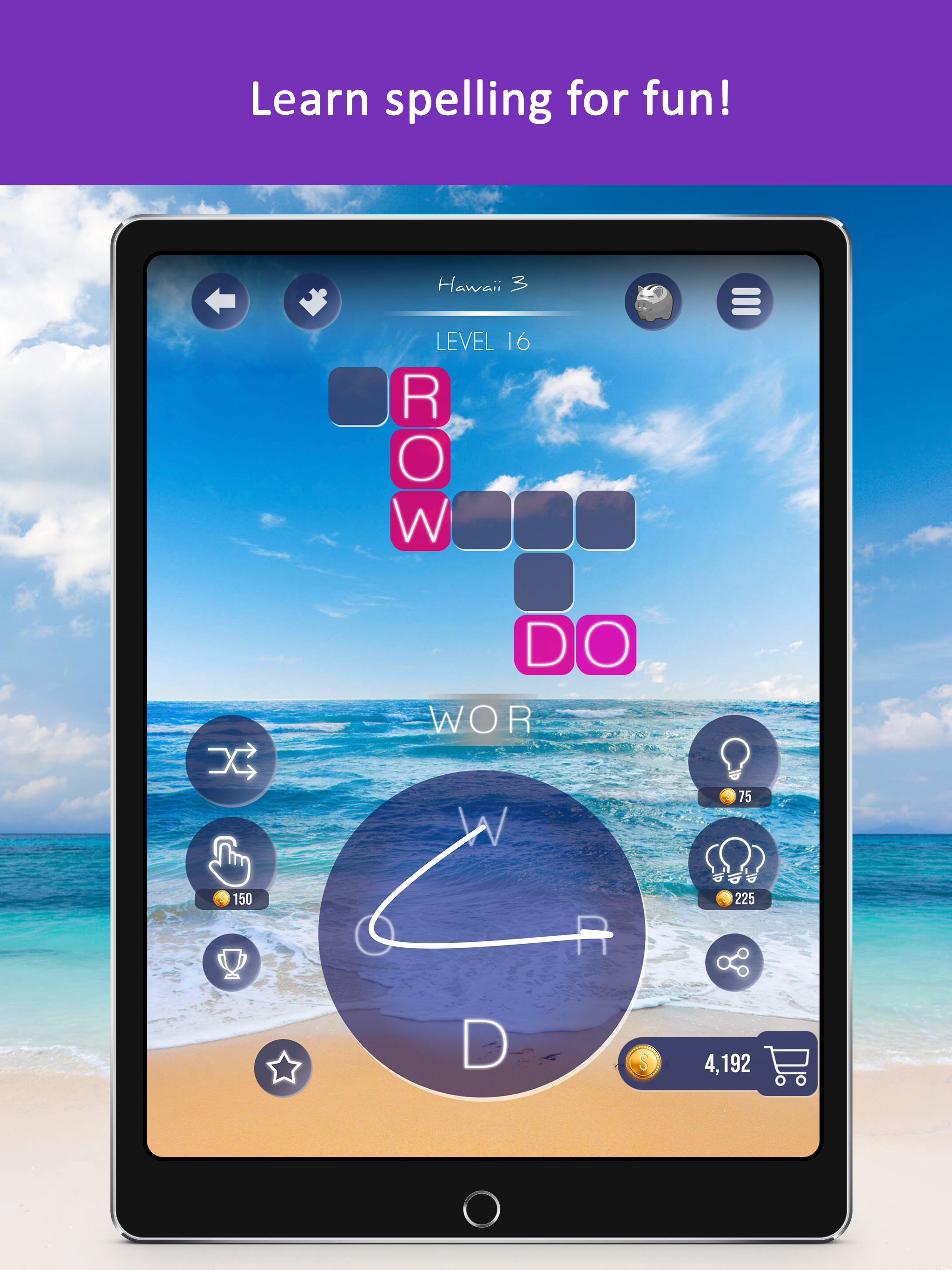 Word Beach: Fun Spelling Games screenshot 10