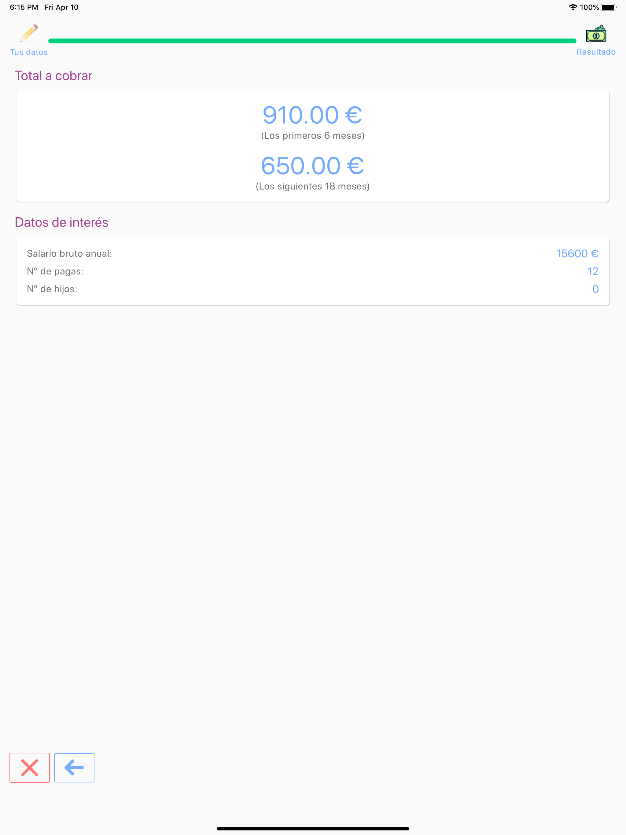 Calculadora ERTE screenshot 6