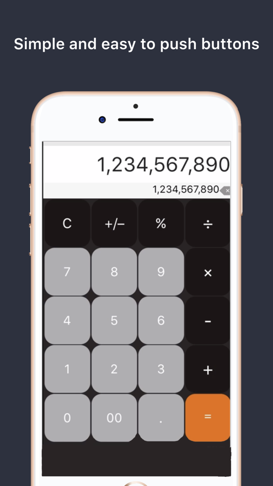 #1. Calculate+4 -simple calculator (iOS) Podle: Rooking,Inc.