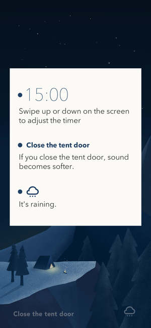 ‎CampNight - Sleep Sounds Screenshot