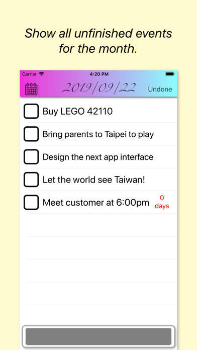 Screenshot #3 pour Task notebook