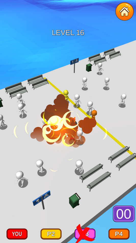 #6. Crowd Escape 3D (iOS) 由: Zhakaas Games LLP