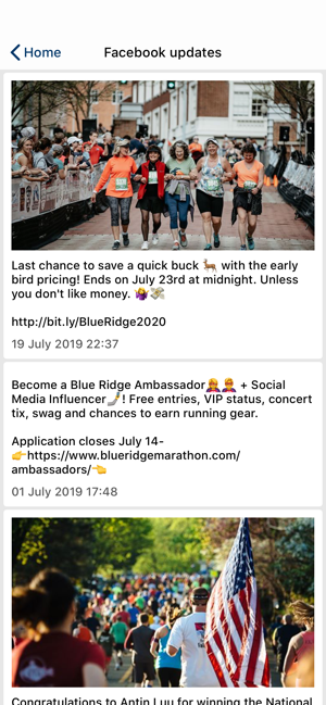 Blue Ridge Marathon 2020(圖3)-速報App