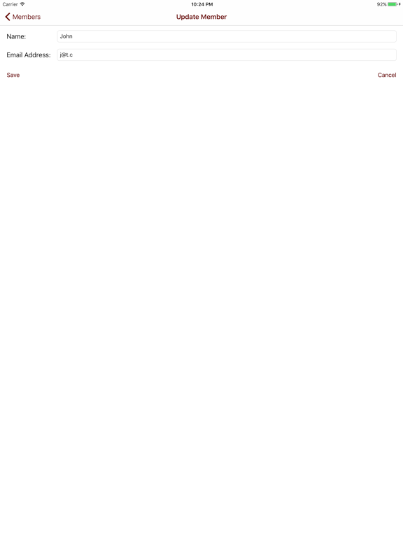 App screenshot