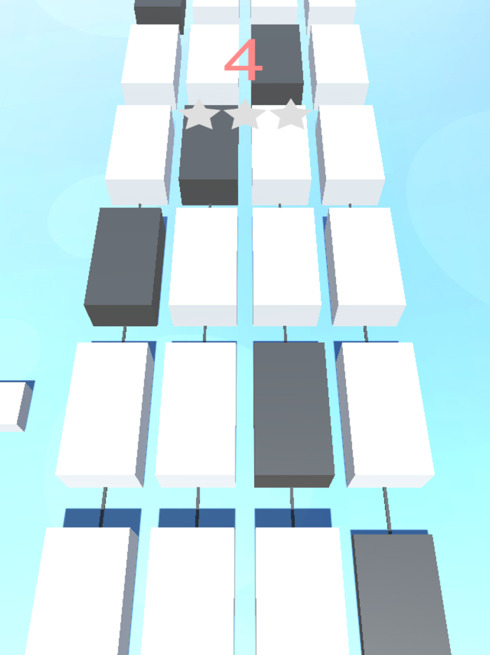 Tap Block - White Tile 3D Game