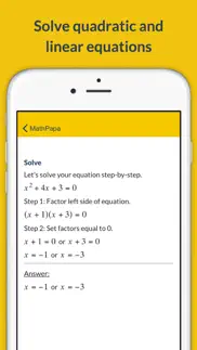 mathpapa - algebra calculator iphone screenshot 4