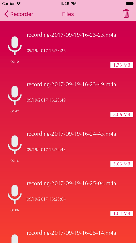 #3. Voice Recorder-Sound Recorder (iOS) 由: Parth Pandya