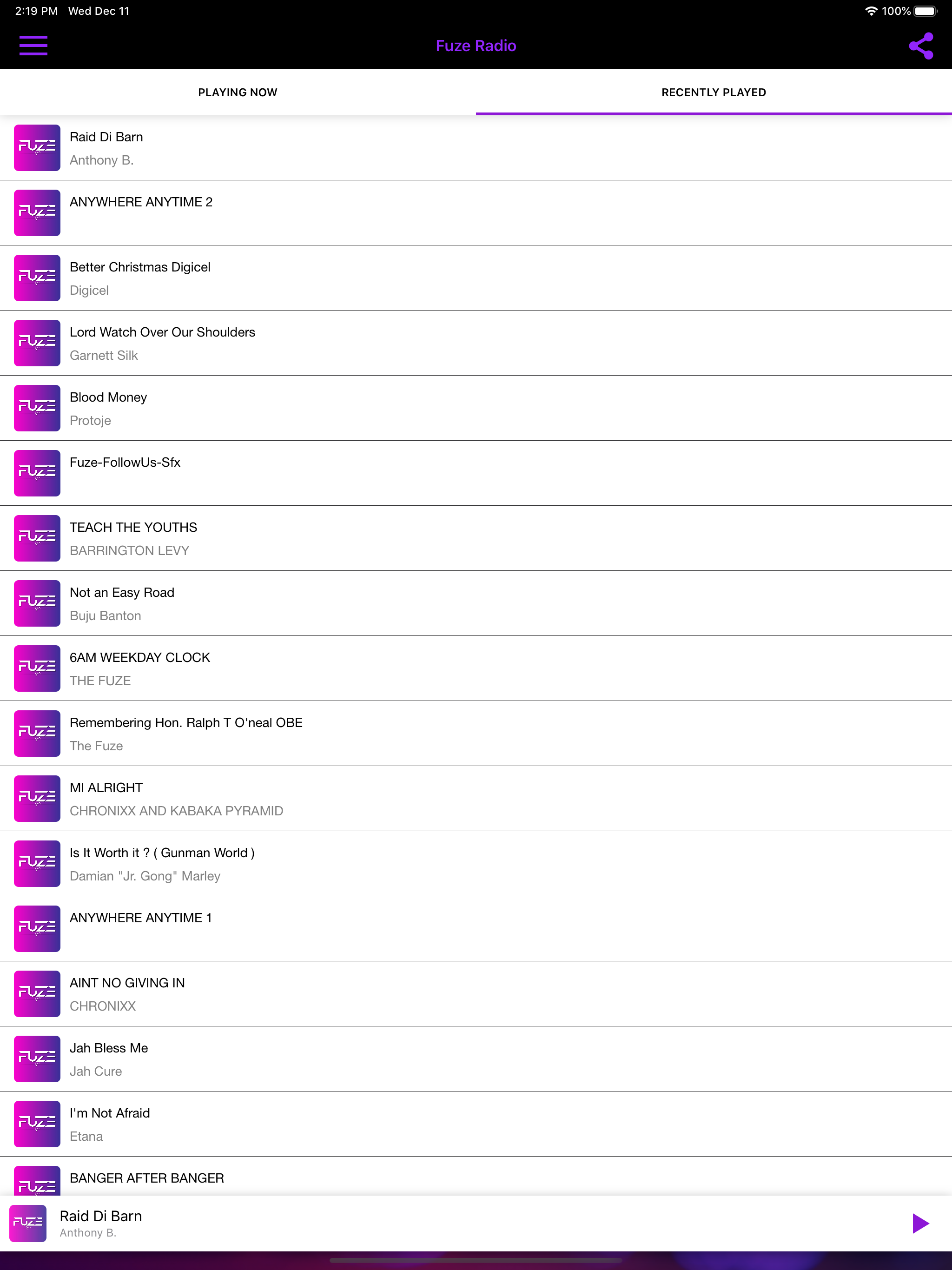 Fuze Radio screenshot 4