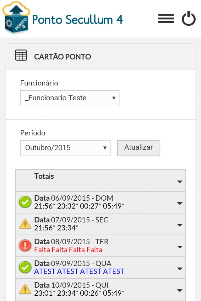 Ponto Secullum 4 - Módulo Web screenshot 2