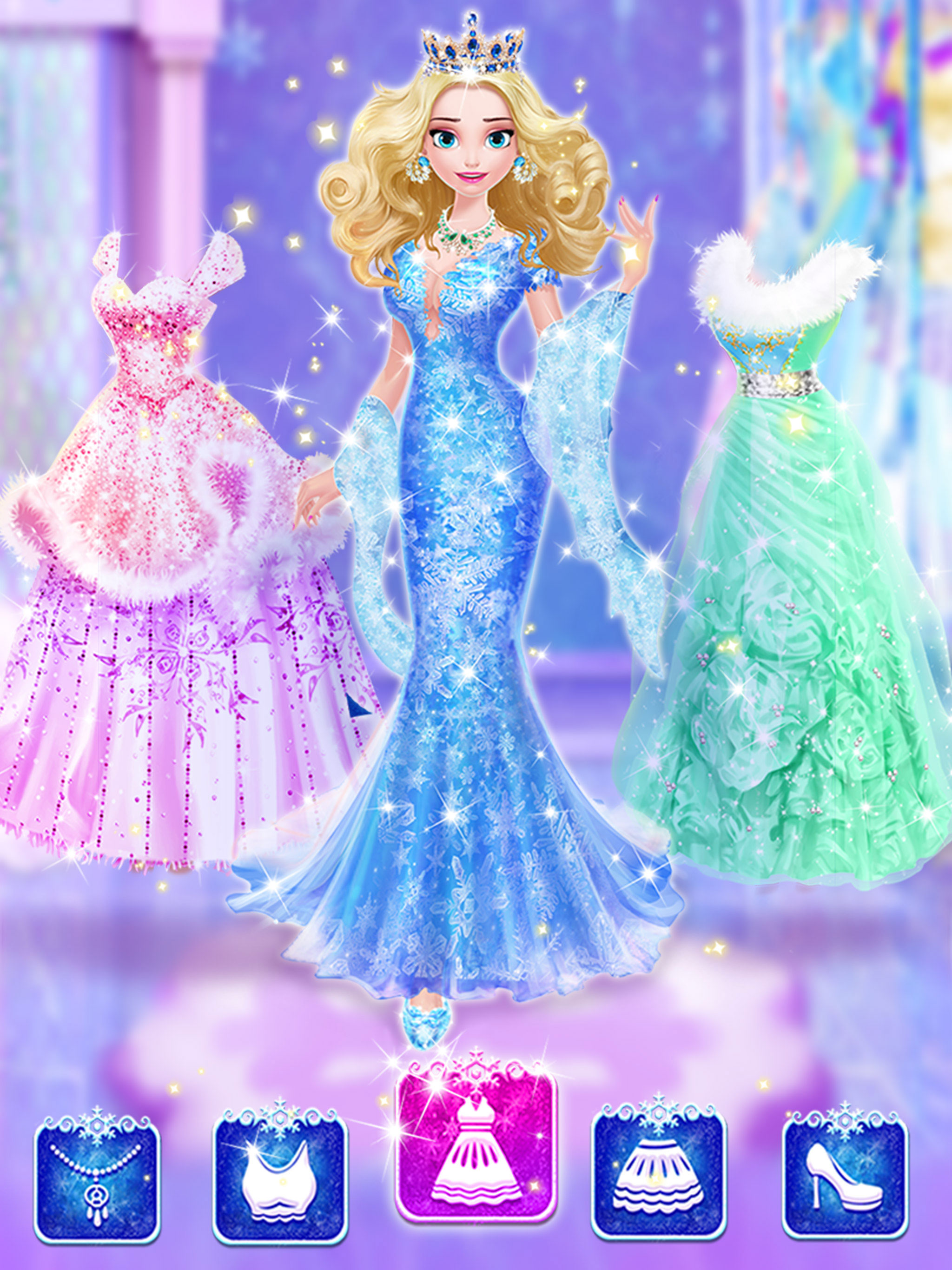 Ice Queen Spa - Girls Makeup