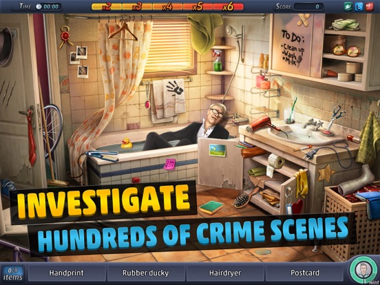 Criminal Case iPad app afbeelding 1