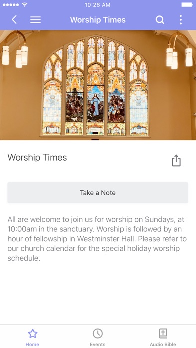 App screenshot