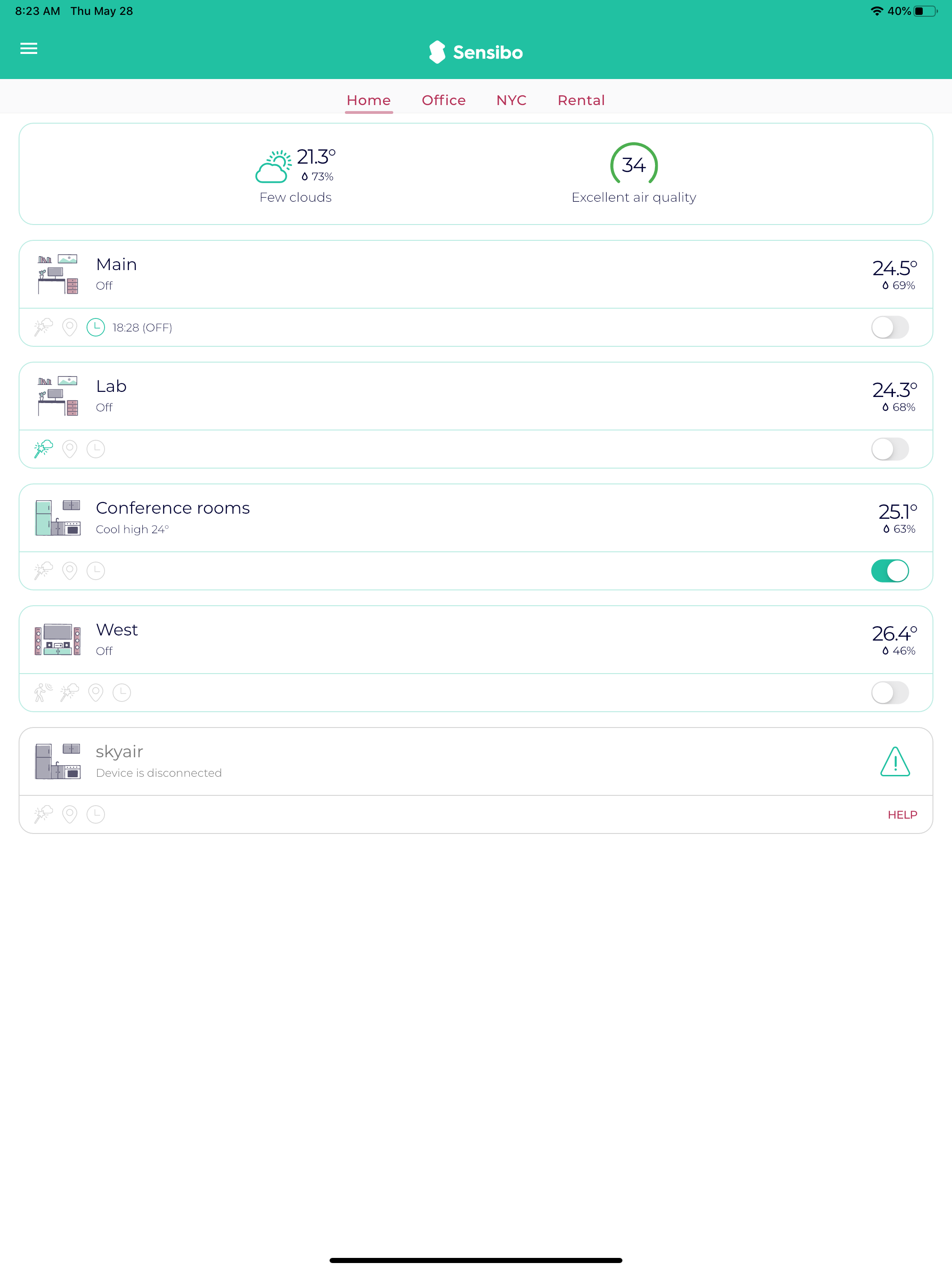 Sensibo screenshot 11
