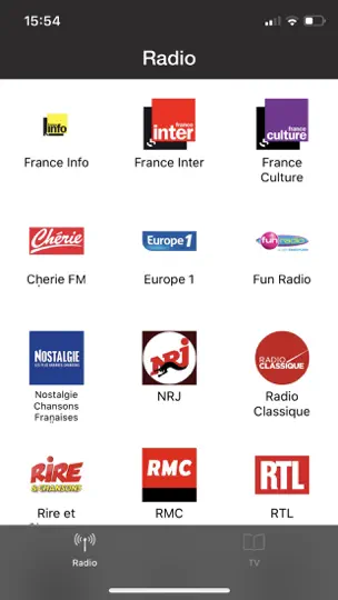Capture d'écran de TV - Télévision Française ! sur iPhone 1