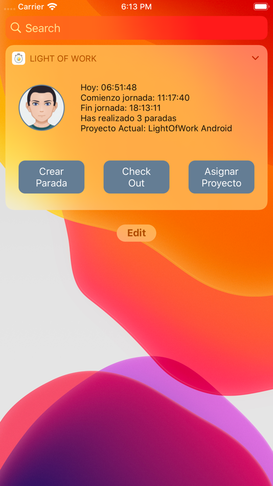 #4. Light of Work - Working Hours (iOS) 由: ABSER TECHNOLOGIES S.L.