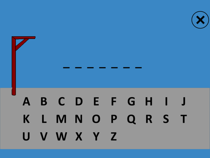 Classic Hangman Touch