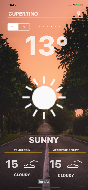 ‎Weather - Global Forecast Screenshot