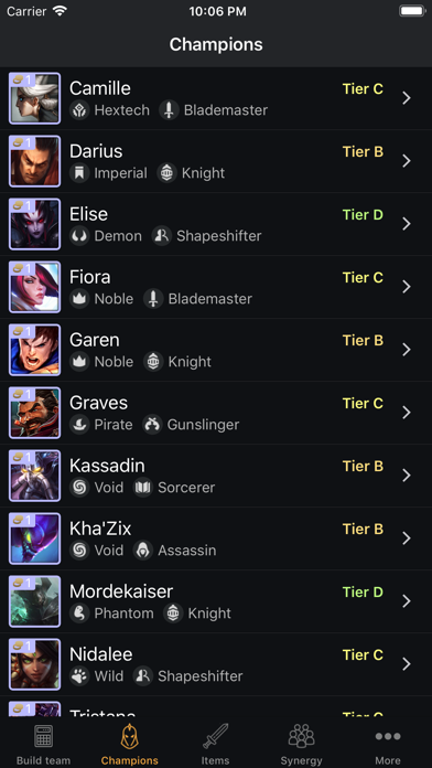 TFT Helper - GUIDE to Top 1 screenshot 2