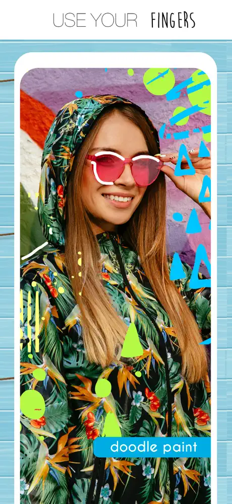 Paint over photos