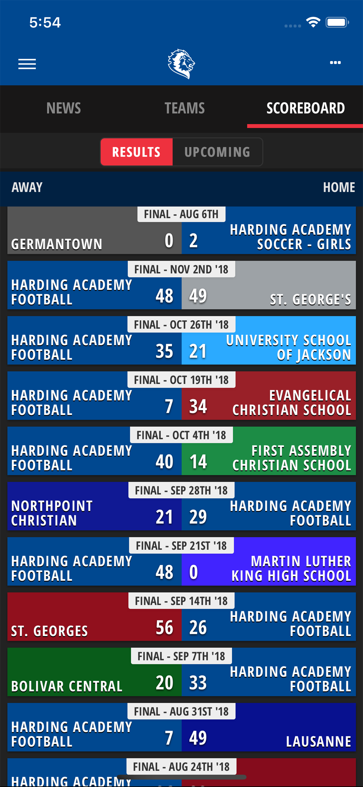 Harding Lions