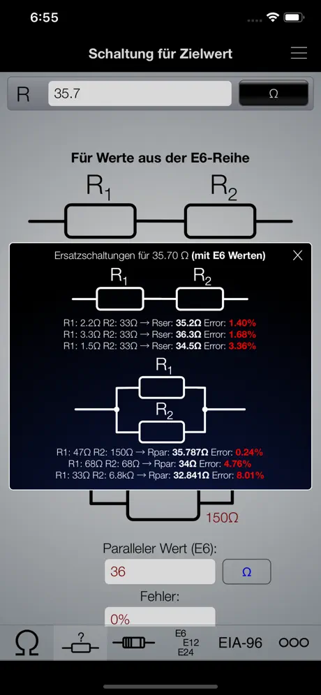 Widerstands-ToolKit, Farbcodes
