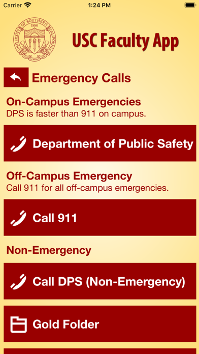 Screenshot 3 of USC Faculty App App