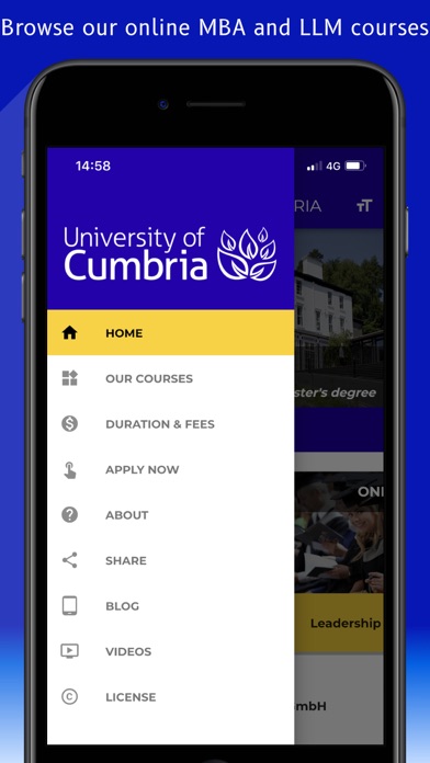 Cumbria Online MBA screenshot 2