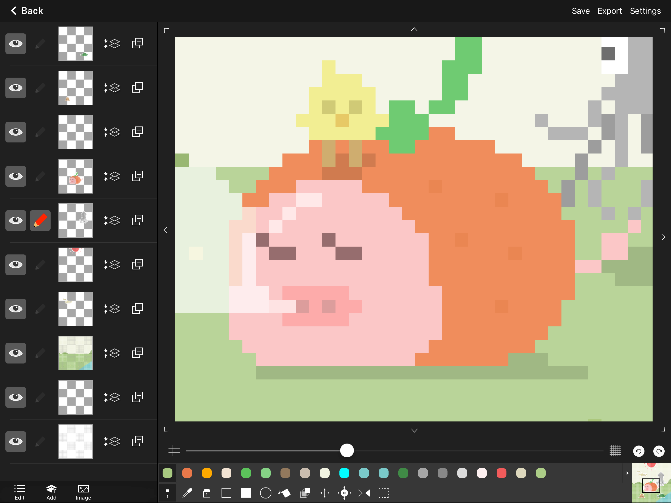 Pixel art editor - Dottable -