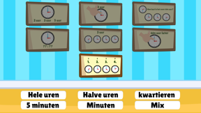 Leren klokkijken - rekenen screenshot