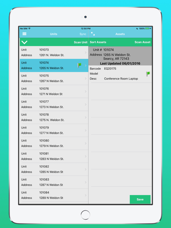 Mobile-Assets iPad screenshot