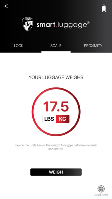 Heys Smart Luggage® iPhone screenshot 3 - Travel app
