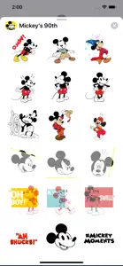 Disney Stickers: Mickey's 90th screenshot #3 for iPhone