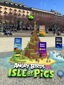 Angry Birds AR: Isle of Pigs iPad image 1