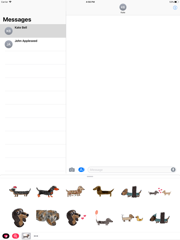 Screenshot #4 pour Adorable Dachshund Stickers