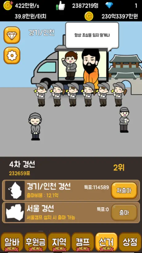 대통령 키우기2: 선거 노가다