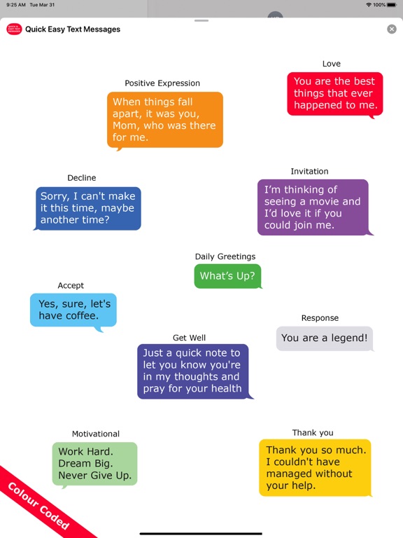 Screenshot #5 pour Quick Easy Text Messages