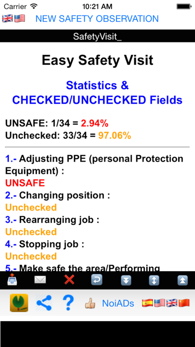 Screenshot #1 pour Easy Safety Visits