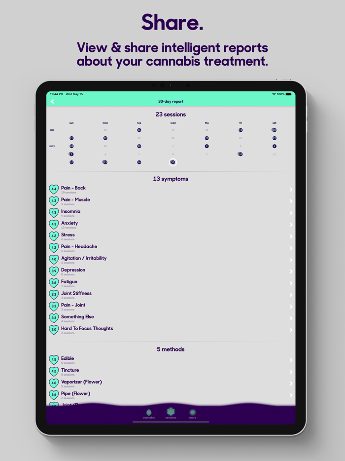 releaf app - cannabis tracking
