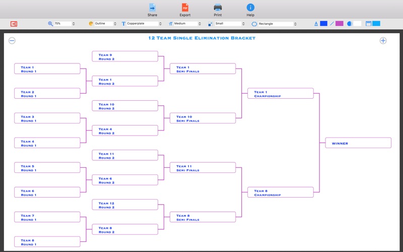 Bolla - Tournament Bracket Maker, Round Free Download