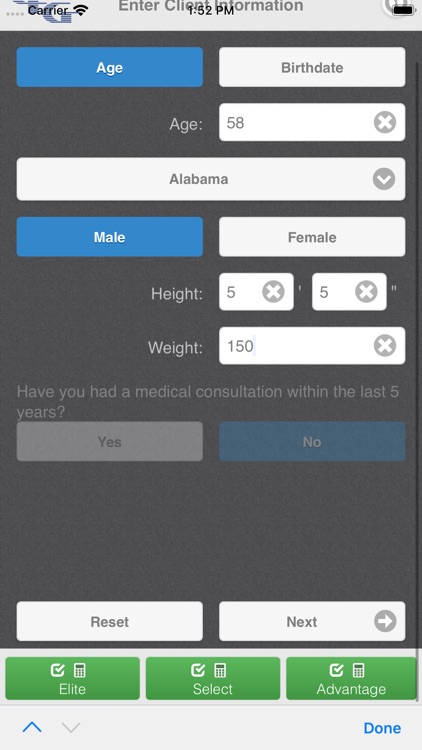 CFG Final Expense Calculator