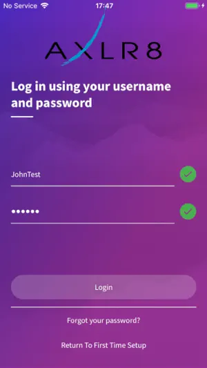 AXLR8 Staff screenshot 1