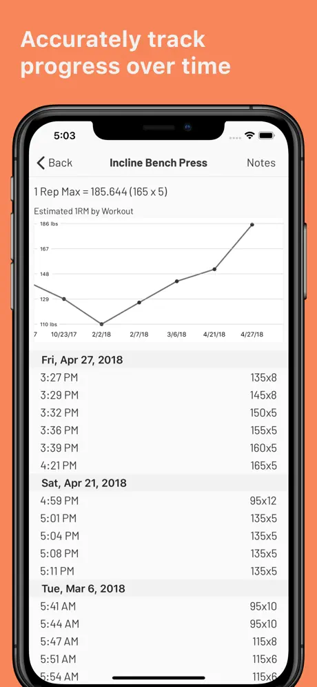 Liftoff - Workout Log